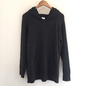 ASPEN Wool Blend Hooded Sweater Sz L
